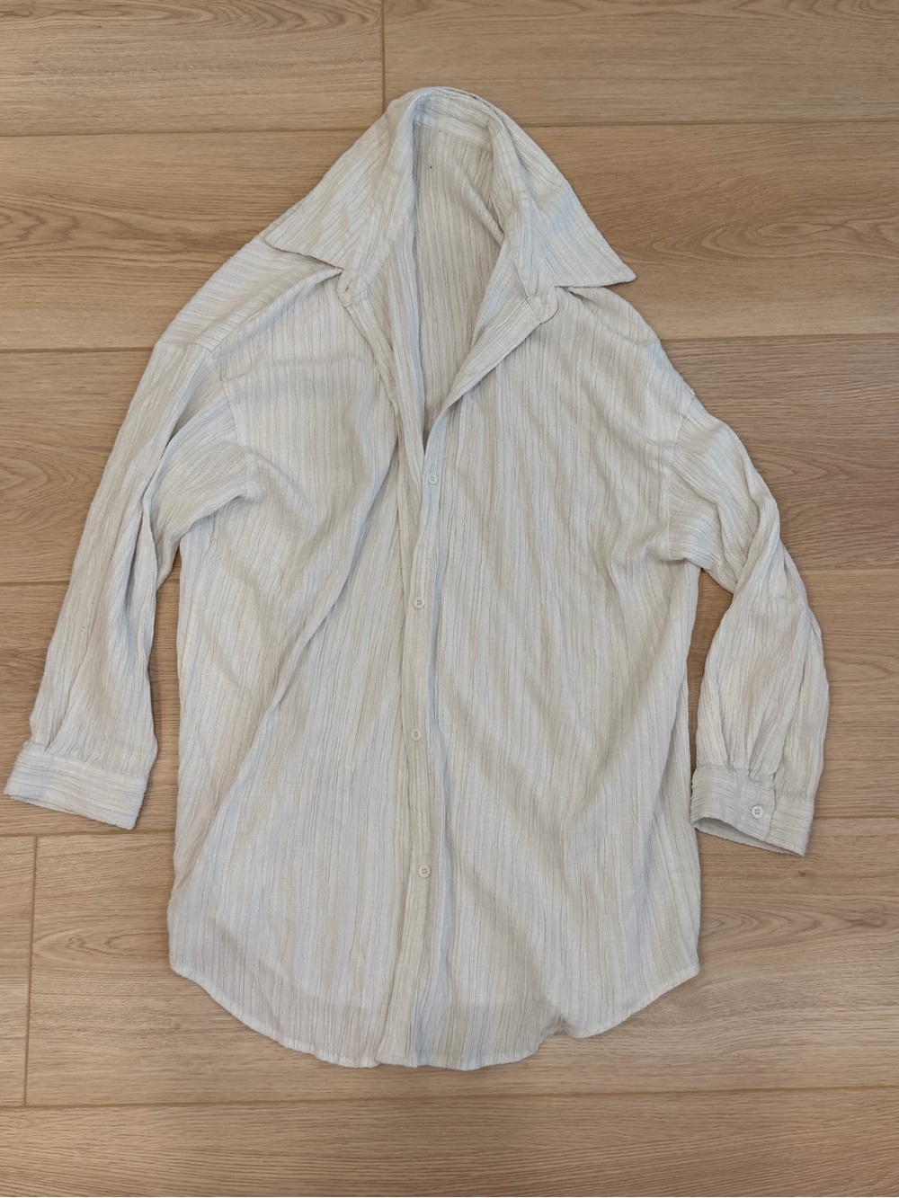 EUC Textured Button-Up Shirt